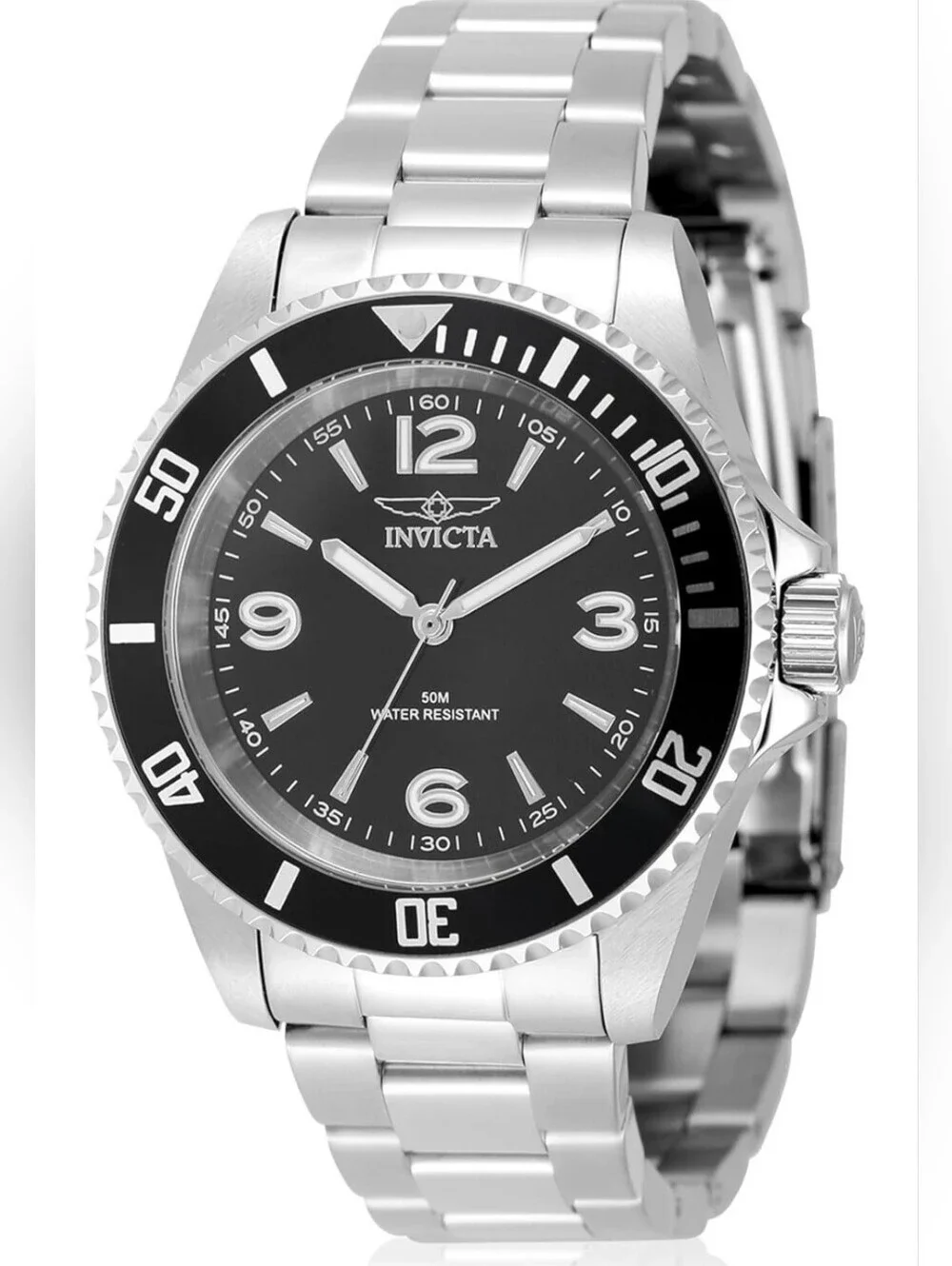 Invicta Specialty Rowan Black Dial / Stainless Steel 40mm Men's Watch NEW
